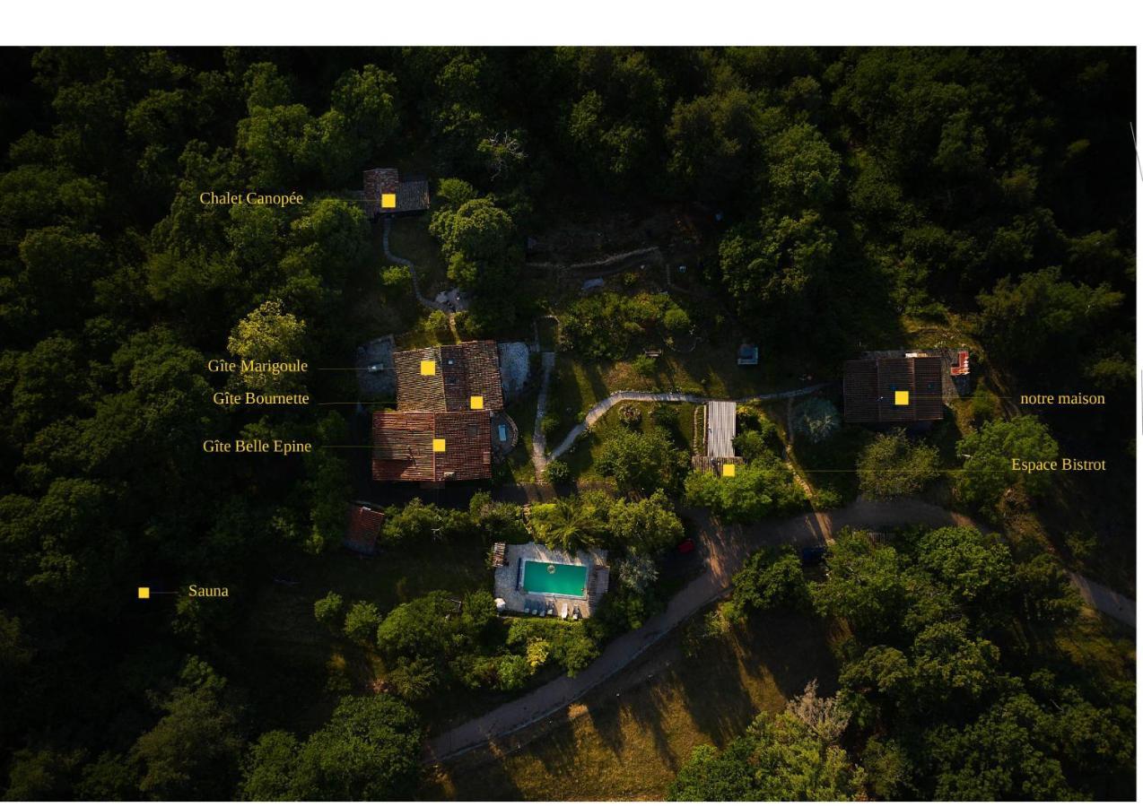 Les Grangeonnes, Gites Nature, Piscine, Bain Nordique, Sauna Pour Accueil Familiale Ou De Groupe Saint-Basile ภายนอก รูปภาพ